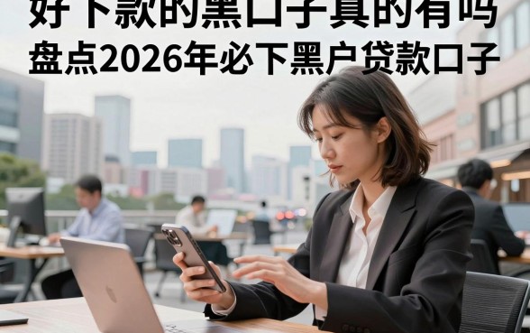 好下款的黑口子真的有吗，盘点2026年必下的黑户贷款口子