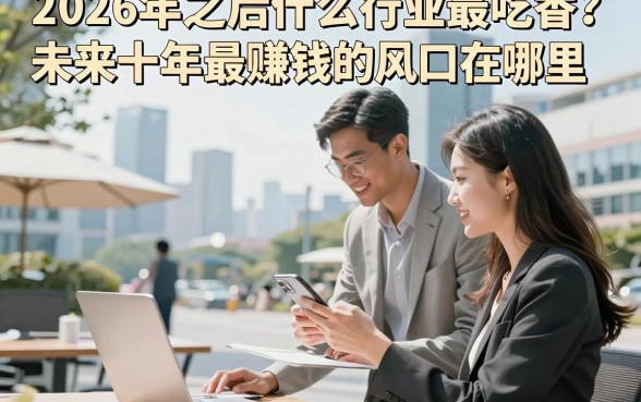 2026年之后什么行业最吃香？未来十年最赚钱的风口在哪里