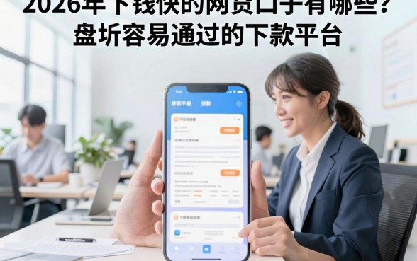 2026年下钱快的网贷口子有哪些？盘点容易通过的下款平台