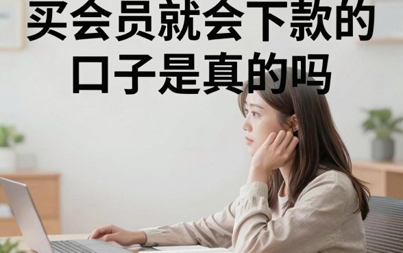 买会员就会下款的口子是真的吗，买会员下款是不是骗局