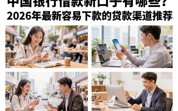 中国银行借款新口子有哪些?2026年最新容易下款的贷款渠道推荐