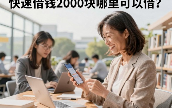 快速借钱2000块哪里可以借?2026年靠谱小额贷款平台推荐