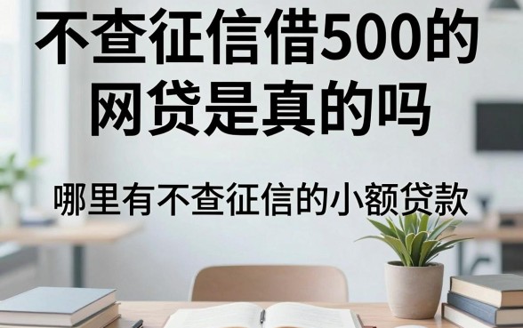 不查征信借500的网贷是真的吗，哪里有不查征信的小额贷款