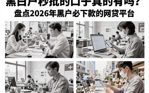 黑白户秒批的口子真的有吗？盘点2026年黑户必下款的网贷平台