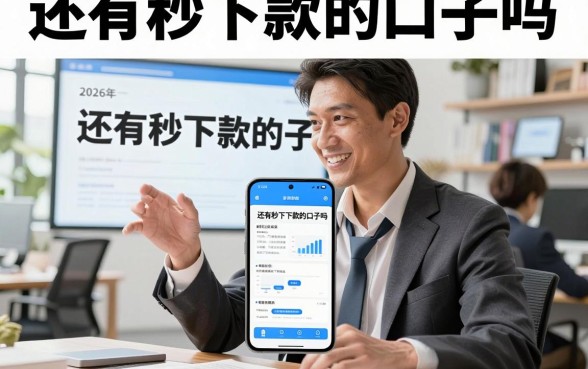 还有秒下款的口子吗,2026年还能秒下款的正规网贷平台有哪些