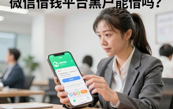 微信借钱平台黑户能借吗?黑户哪里可以借到钱