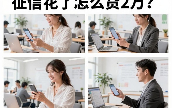 征信花了怎么贷2万?征信花哪个平台能下款