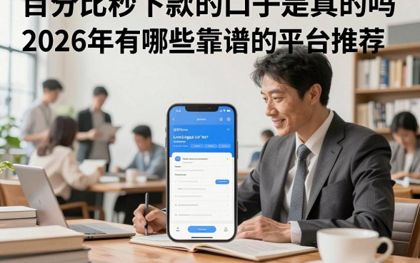 百分比秒下款的口子是真的吗,2026年有哪些靠谱的平台推荐