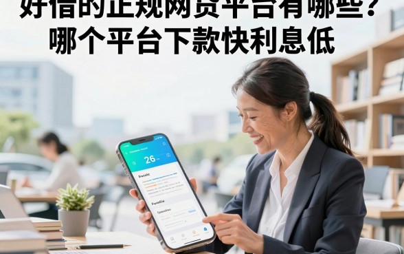 好借的正规网贷平台有哪些?哪个平台下款快利息低