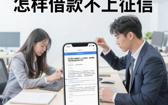 怎样借款不上征信,有哪些不看征信的贷款平台?