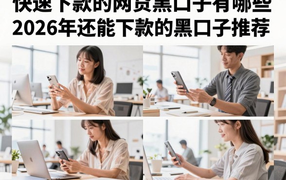 快速下款的网贷黑口子有哪些,2026年还能下款的黑口子推荐