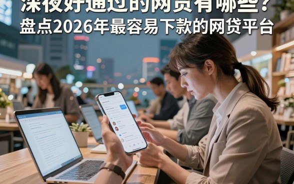 深夜好通过的网贷有哪些?盘点2026年最容易下款的网贷平台