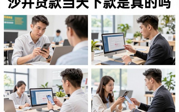 沙井贷款当天下款是真的吗，沙井哪里有当天放款的正规贷款