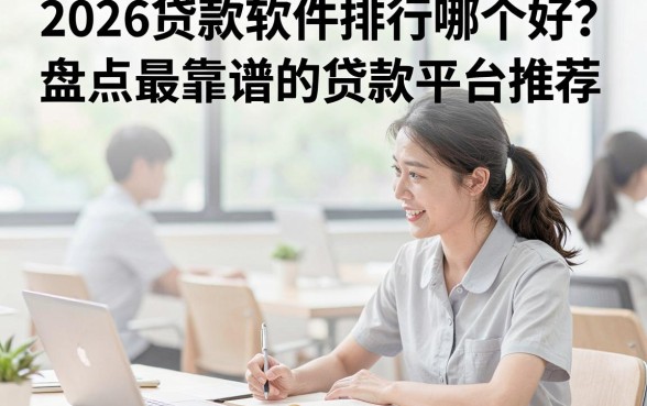 2026贷款软件排行哪个好?盘点最靠谱的贷款平台推荐
