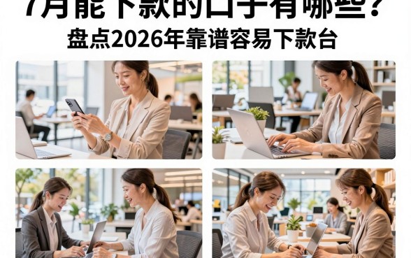 7月能下款的口子有哪些?盘点2026年靠谱容易下款的平台