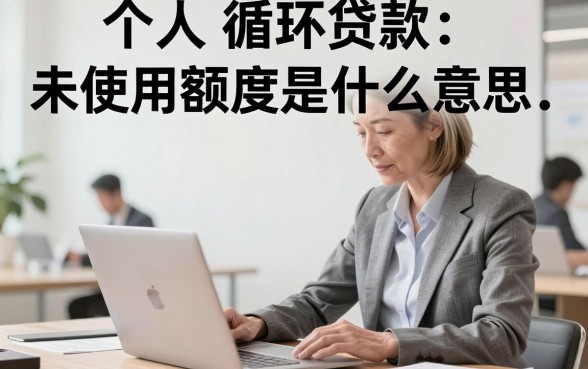 个人循环贷款未使用额度是什么意思，未使用额度需要还款吗
