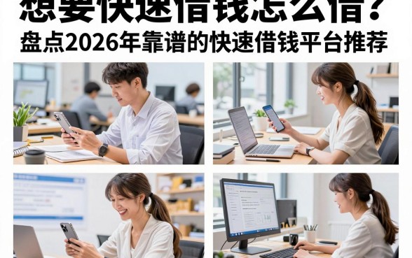想要快速借钱怎么借?盘点2026年靠谱的快速借钱平台推荐