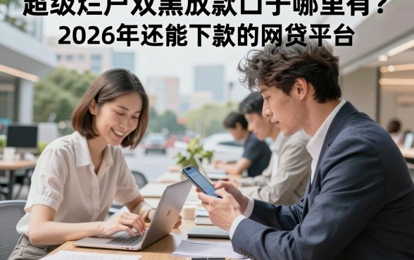 超级烂户双黑放款口子哪里有?盘点2026年还能下款的网贷平台