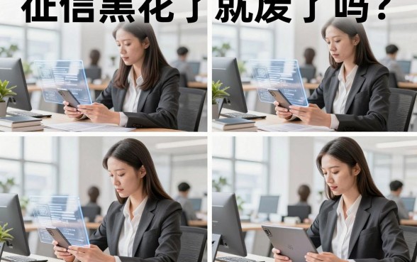 征信黑花了就废了吗?征信黑了还能申请贷款吗