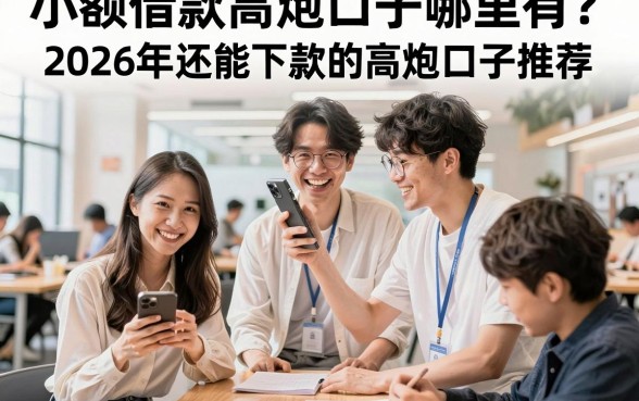 小额借款高炮口子哪里有？2026年还能下款的高炮口子推荐