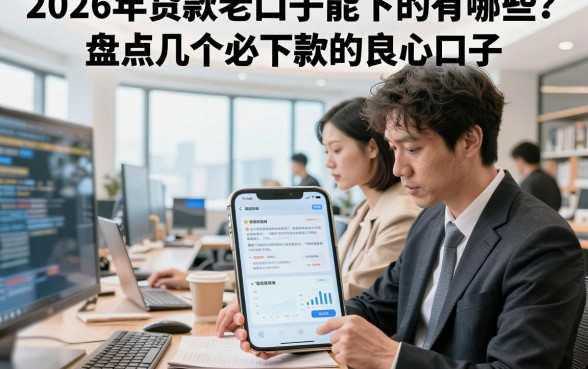 2026年贷款老口子能下的有哪些？盘点几个必下款的良心口子
