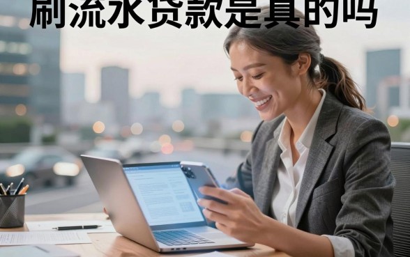 刷流水贷款是真的吗,办理贷款需要刷流水是骗局吗