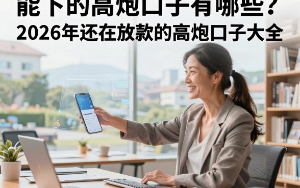 能下的高炮口子有哪些?2026年还在放款的高炮口子大全