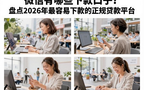 微信有哪些下款口子？盘点2026年最容易下款的正规贷款平台