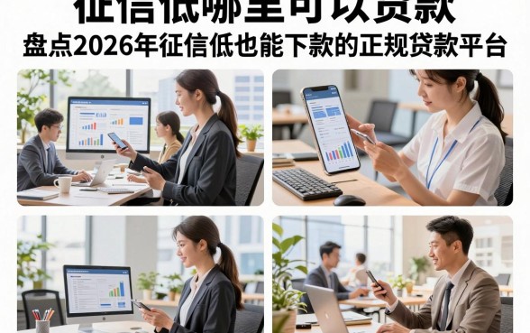 征信低哪里可以贷款-盘点2026年征信低也能下款的正规贷款平台