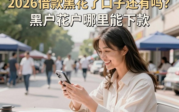 2026借款黑花了口子还有吗？黑户花户哪里能下款？