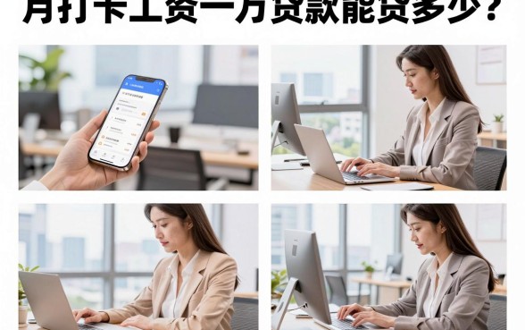 月打卡工资一万贷款能贷多少?月入一万贷款额度解析