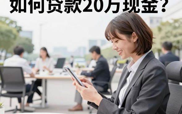 如何贷款20万现金?正规银行申请条件有哪些
