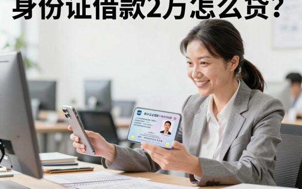 身份证借款2万怎么贷？凭身份证能借2万吗？