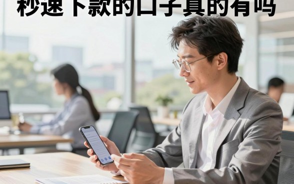 秒速下款的口子真的有吗,盘点几个靠谱的秒下款平台