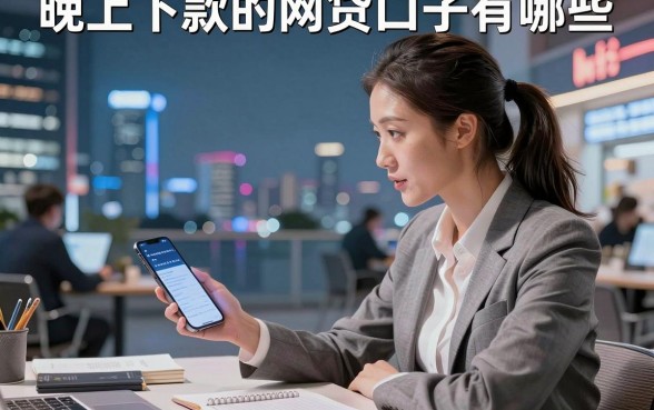 晚上下款的网贷口子有哪些,深夜急用钱哪里能快速贷到款