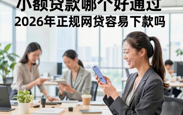 小额贷款哪个好通过，2026年正规网贷容易下款吗？