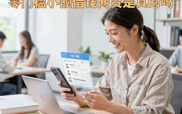 零门槛小额借钱网贷是真的吗，哪个平台容易下款