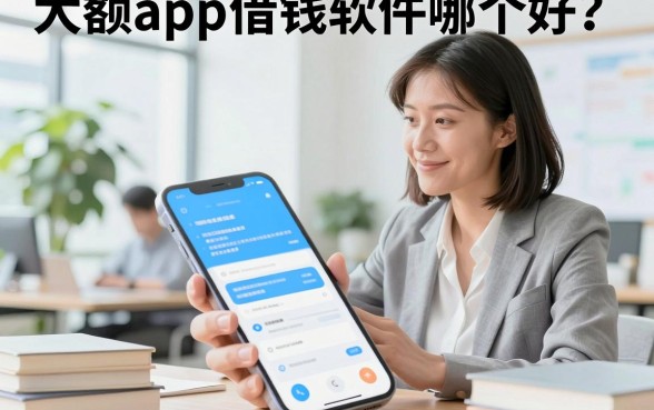 大额app借钱软件哪个好？正规平台快速放款推荐