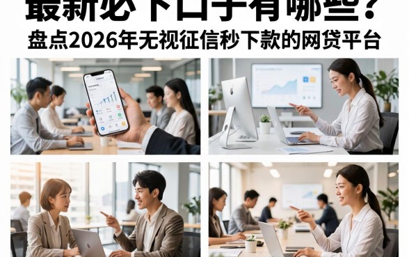最新必下口子有哪些？盘点2026年无视征信秒下款的网贷平台