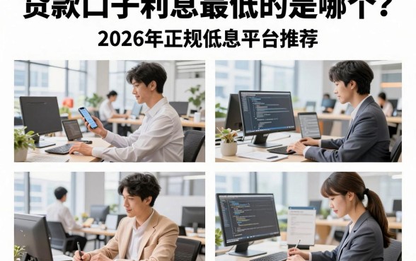 贷款口子利息最低的是哪个?2026年正规低息平台推荐