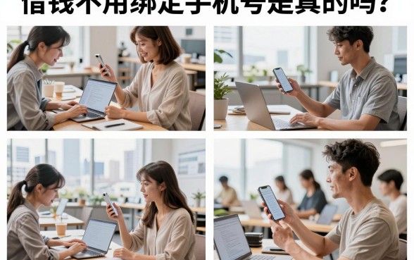 借钱不用绑定手机号是真的吗?2026靠谱免绑贷口子推荐