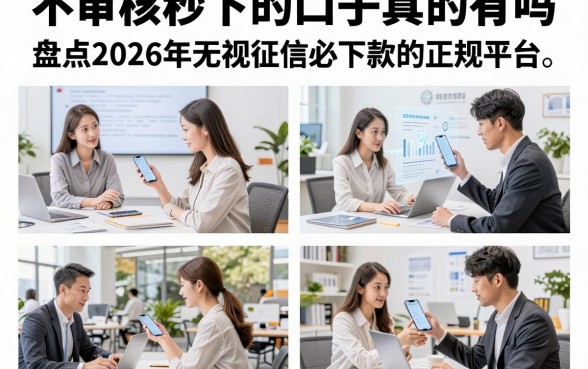 不审核秒下的口子真的有吗，盘点2026年无视征信必下款的正规平台