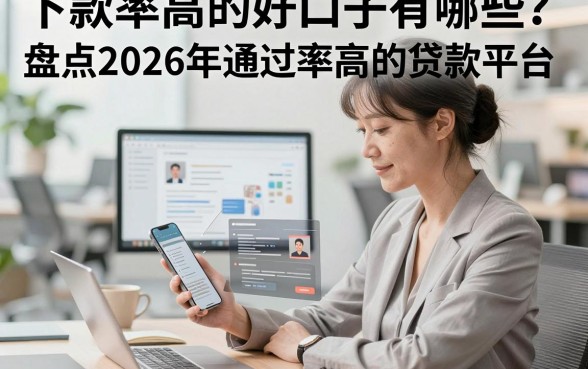 下款率高的好口子有哪些？盘点2026年通过率高的贷款平台