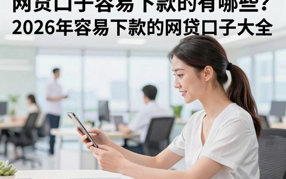 网贷口子容易下款的有哪些?2026年容易下款的网贷口子大全