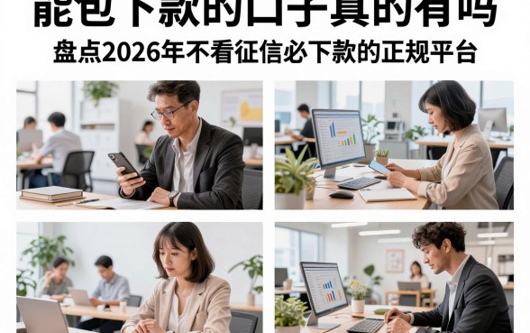 能包下款的口子真的有吗,盘点2026年不看征信必下款的正规平台