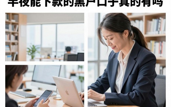半夜能下款的黑户口子真的有吗，黑户哪里可以快速借到钱