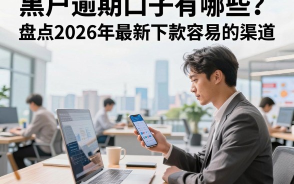 黑户逾期口子有哪些？盘点2026年最新下款容易的渠道
