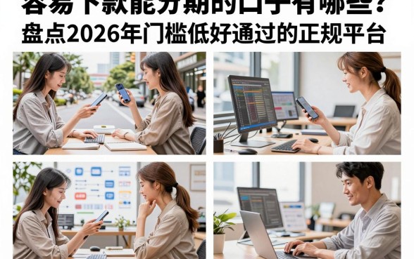 容易下款能分期的口子有哪些？盘点2026年门槛低好通过的正规平台