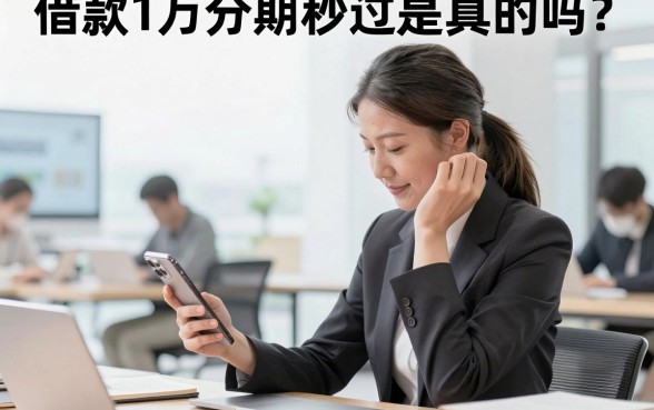 借款1万分期秒过是真的吗?哪个平台容易下款?