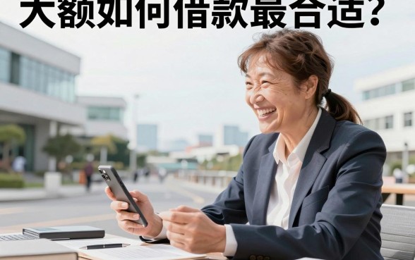 大额如何借款最合适?大额贷款哪家银行利息低容易批